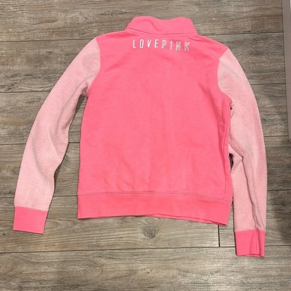 Pink Quarter-Zip Pullover - Picture 2 of 4